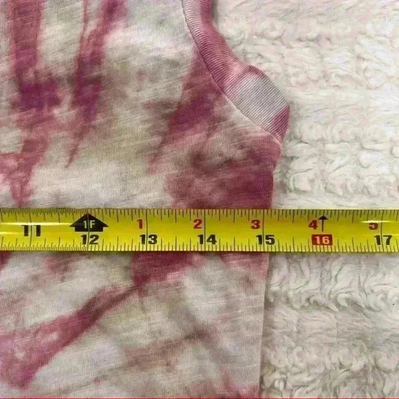 PAM&GELA RevolveTye Dye Sleeveless Ruched Dress In Roses& Taupe Sz P Boho Hippie - Picture 6 of 11